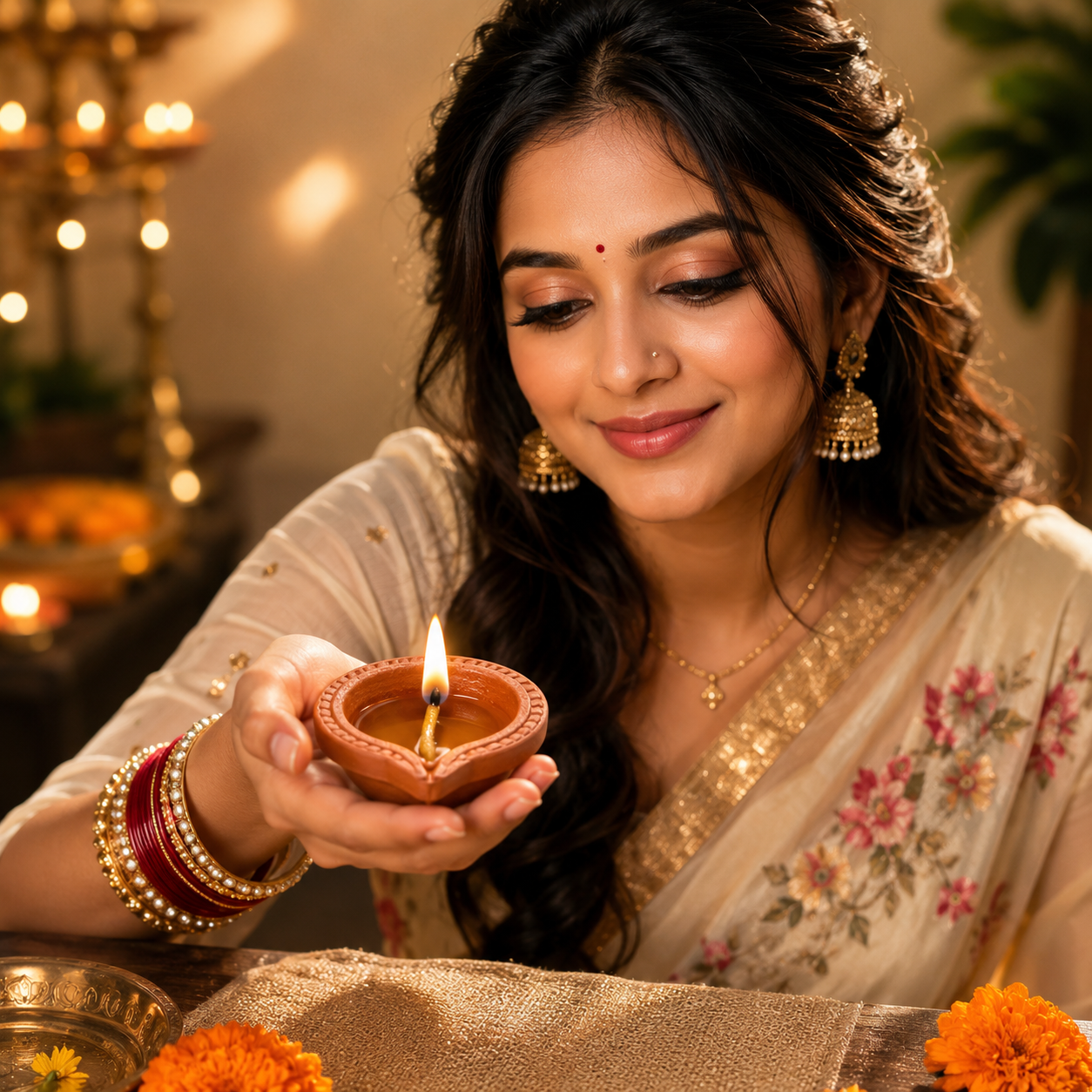 Premium Mitti Diya Set
