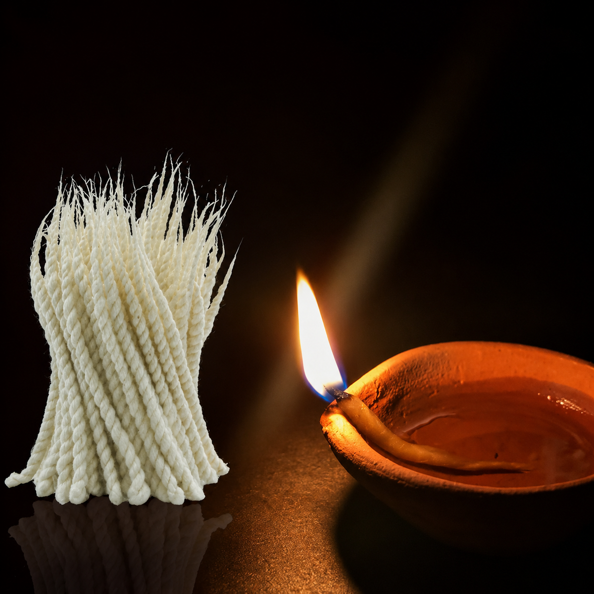 Pure Cotton Diya Batti Wicks